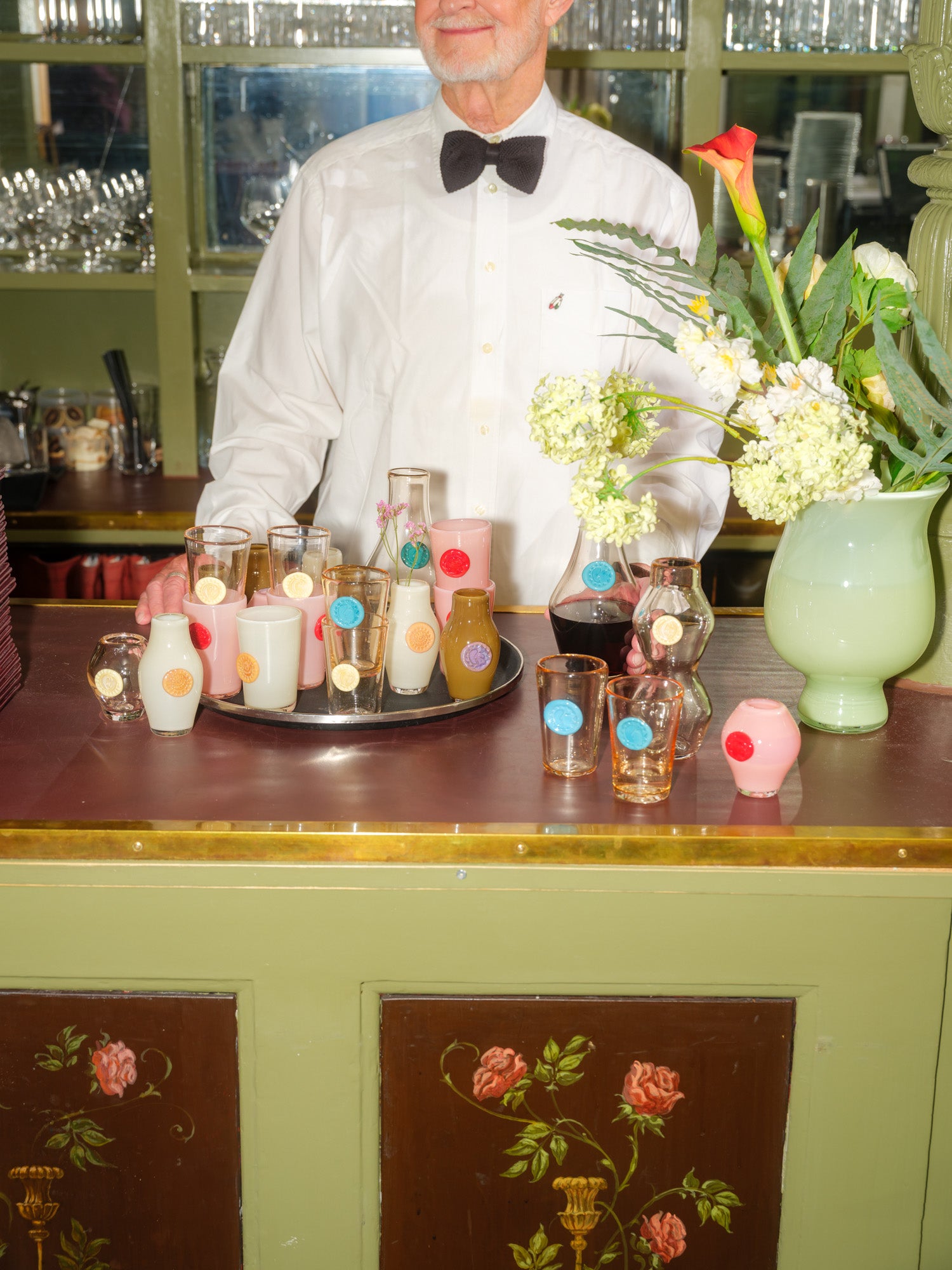 Monogram Glass - set of two